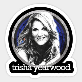 trisha Art Drawing Sticker